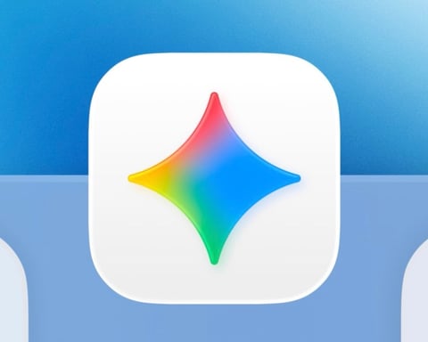 The Gemini Spark app icon shown on a Mac dock next to Chrome