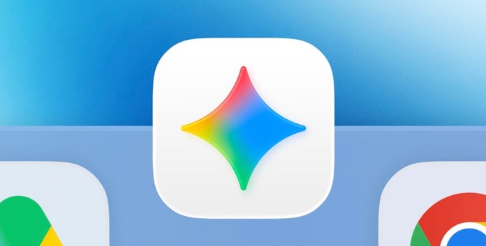 The Gemini Spark app icon shown on a Mac dock next to Chrome