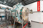 General Fusion's LM26 magnetized target fusion device under assembly at the company's Burnaby facility