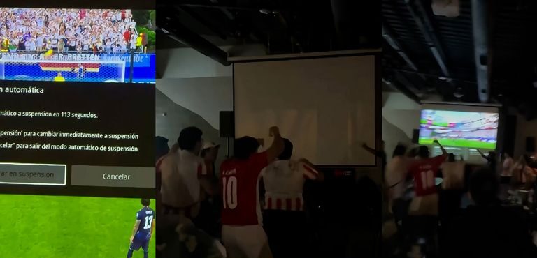 Germany players react after their penalty shootout elimination by Paraguay in the round of 32 at the 2026 World Cup