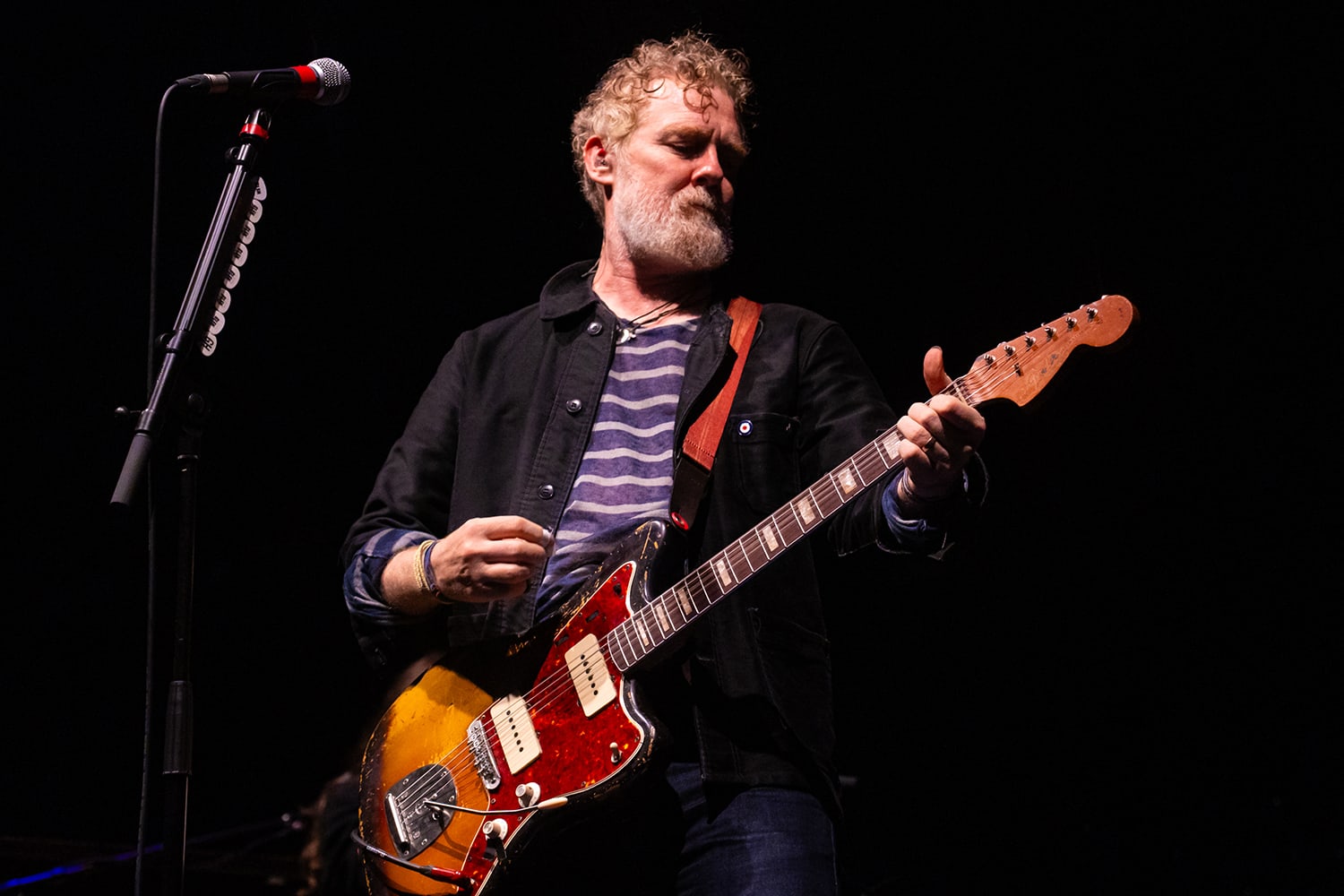 Glen Hansard performing live at the Roundhouse in London