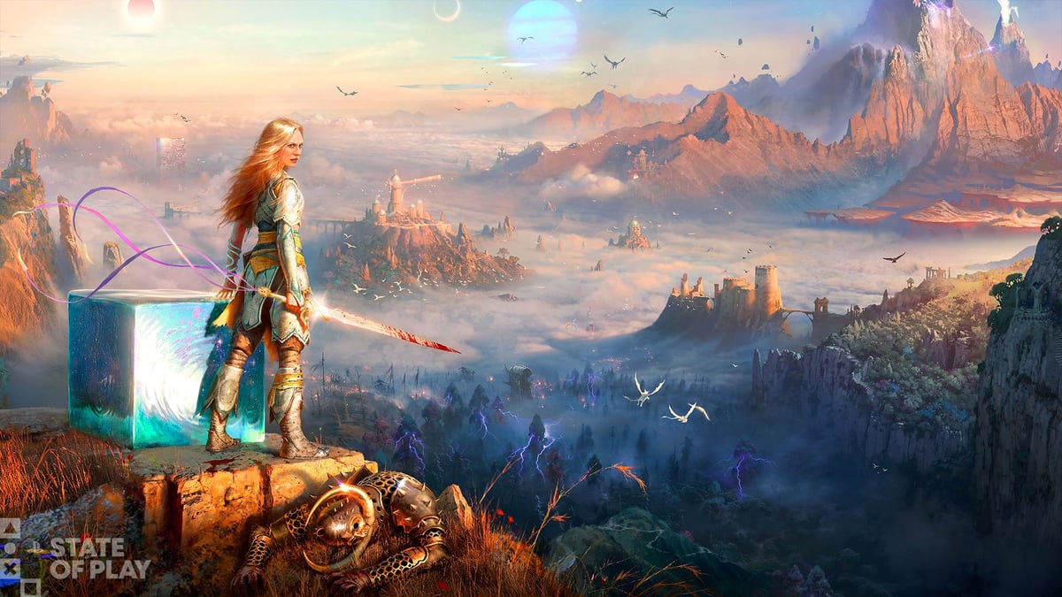 Faye, the protagonist of God of War: Laufey, in the Everywhen, the divine afterlife