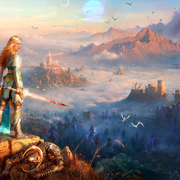 Faye, the protagonist of God of War: Laufey, in the Everywhen, the divine afterlife