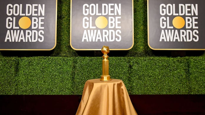 Golden Globe trophy on display, as HFPA sues Penske Media over the 2023 acquisition