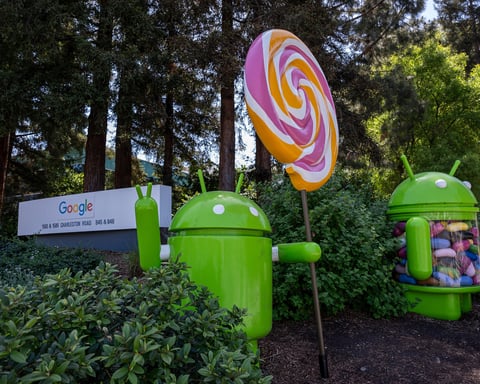 Google Android logo and branding representing the EU antitrust ruling and the end of the ECJ appeal process