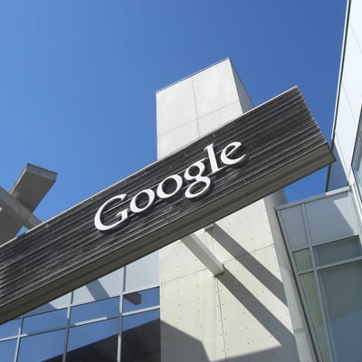 Google headquarters campus in Mountain View California as EU imposes DMA fine