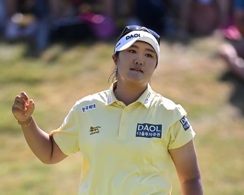 Haeran Ryu at the 2026 Amundi Evian Championship where she shot a historic 60 in the third round