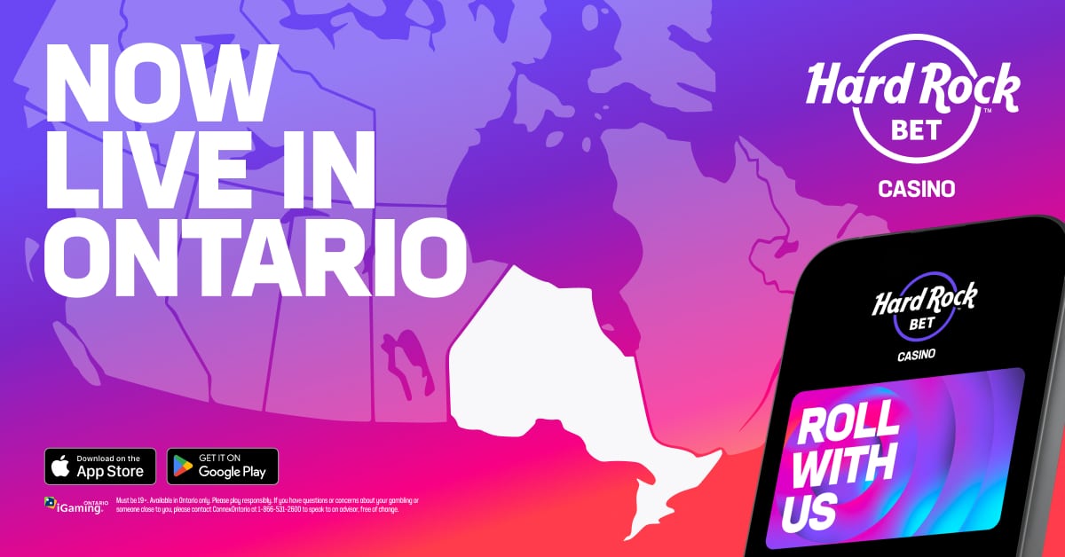 Hard Rock Bet online casino and sportsbook live in Ontario Canada July 2026