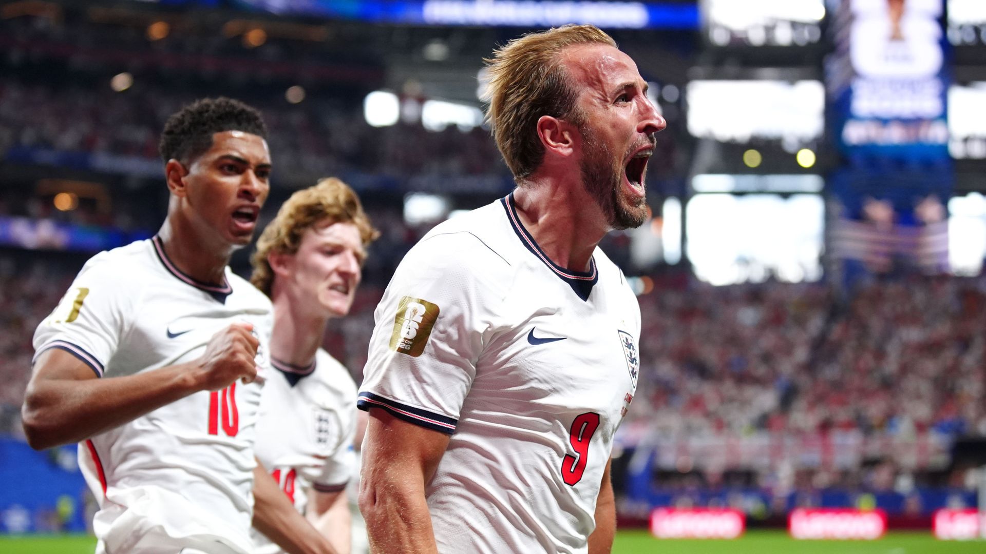 Harry Kane scoring England’s winner against DR Congo at the FIFA World Cup 2026 in Atlanta