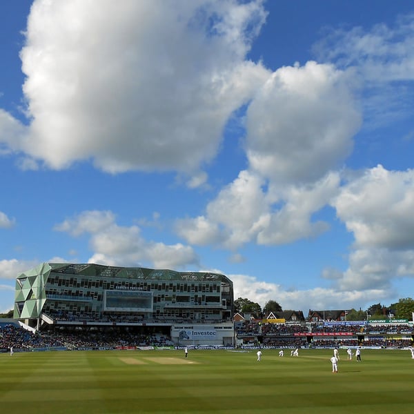 Headingley cricket ground during an England Test match against New Zealand