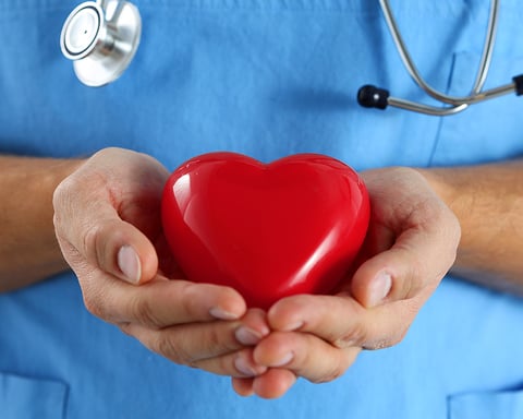 CDC infographic showing heart disease facts including cardiovascular risk factors and mortality statistics in the United States