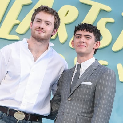 Kit Connor and Joe Locke at the Heartstopper Forever world premiere at Cineworld Leicester Square London