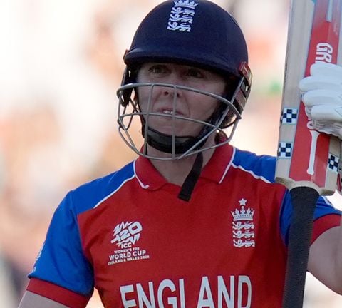 Heather Knight batting at Lord's Cricket Ground during her final Test match for England in July 2026