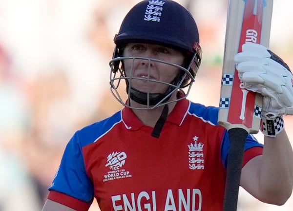 Heather Knight batting at Lord's Cricket Ground during her final Test match for England in July 2026