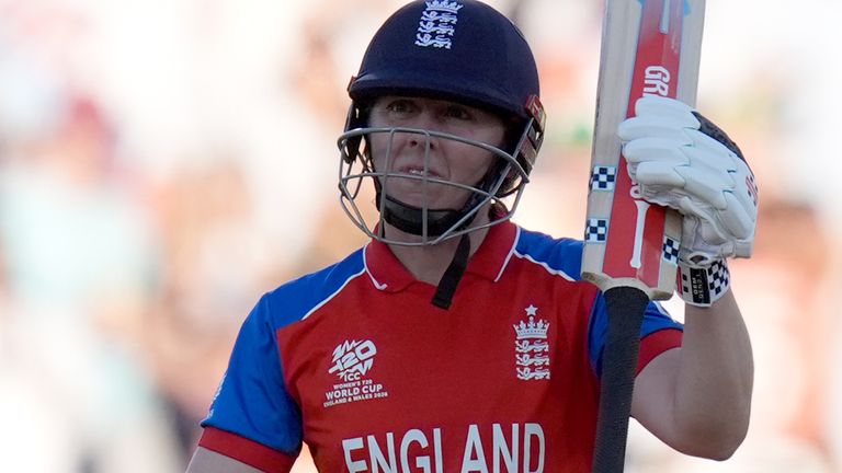 Heather Knight batting at Lord's Cricket Ground during her final Test match for England in July 2026
