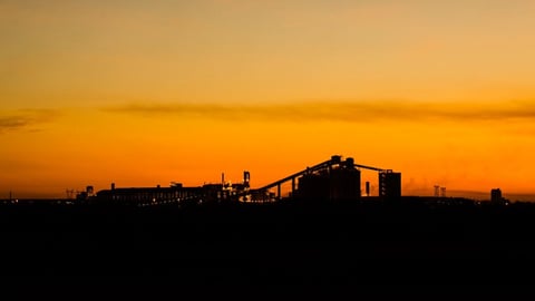 Hillside Aluminium smelter at dusk in South Africa one of the assets Alcoa acquired from South32 in 2026