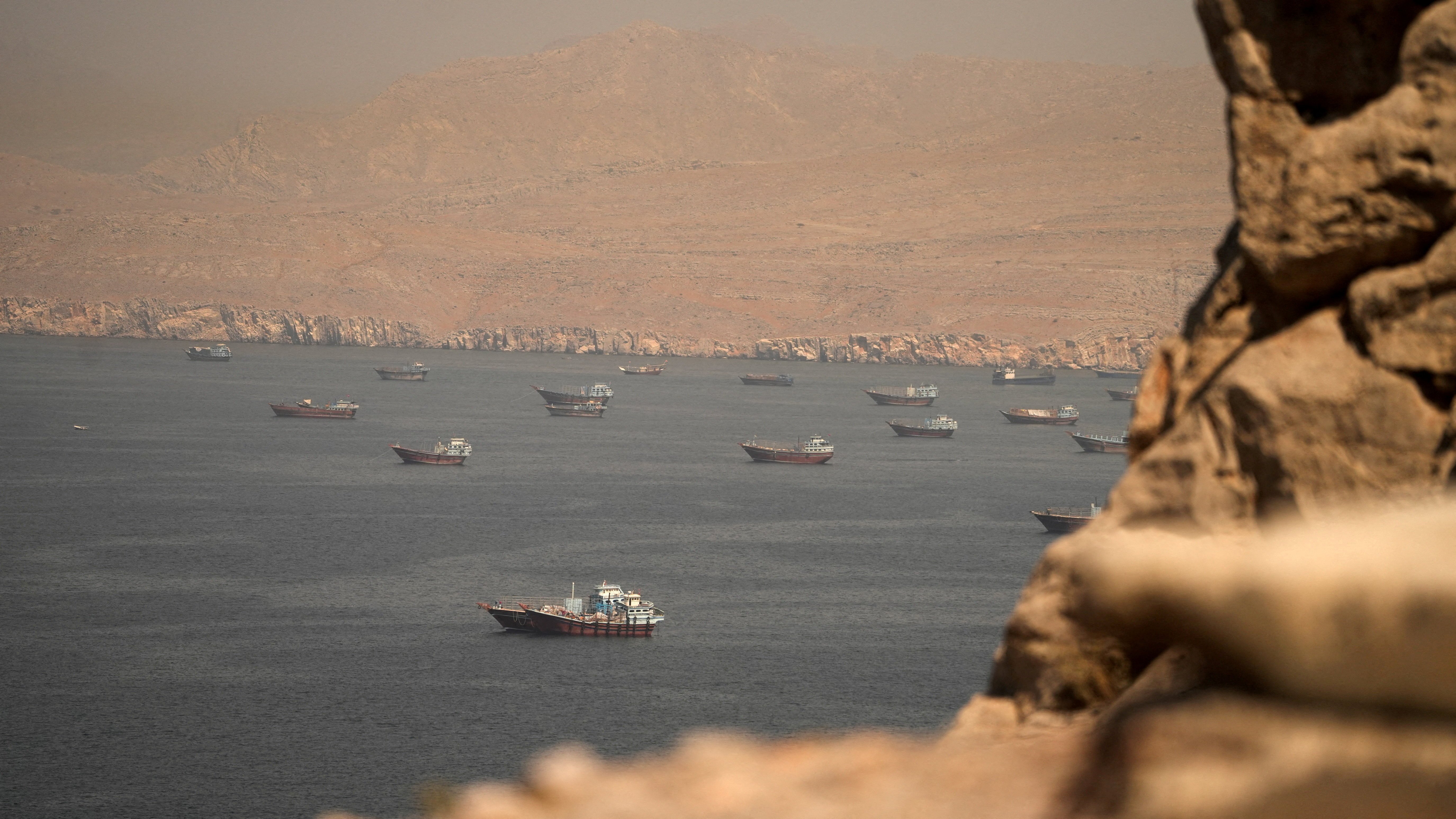 Oil tanker navigating the Strait of Hormuz as shipping traffic gradually recovers after the Iran-US ceasefire