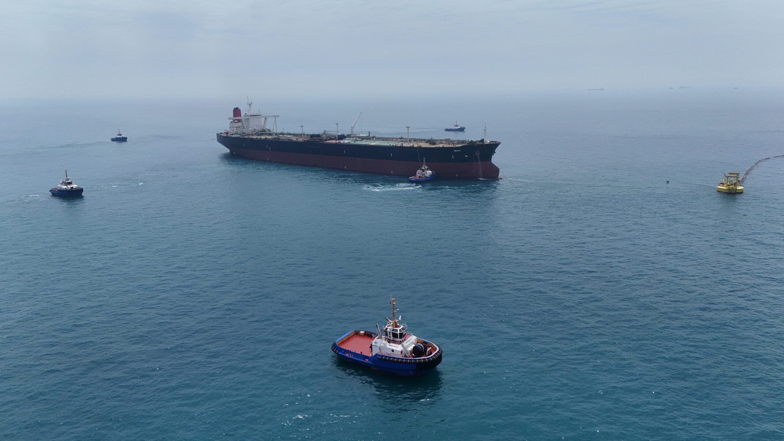 Oil tanker transiting the Strait of Hormuz carrying Iraqi crude, April 2026