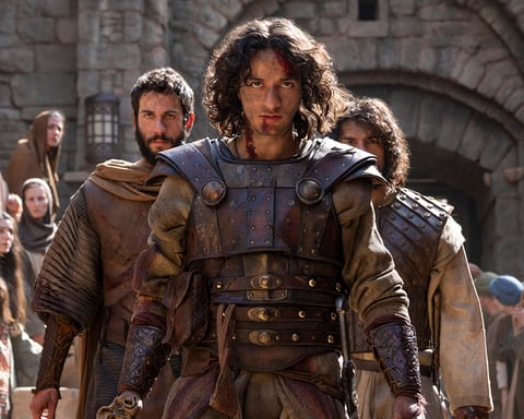 Michael Iskander as David in House of David Season 3 on Amazon Prime Video