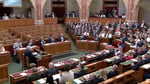 Hungarian parliament session on July 13 2026 voting on constitutional amendment to remove President Tamas Sulyok