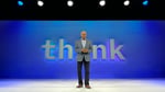 IBM CEO Arvind Krishna speaks at the IBM Think conference in Boston in May 2022, ahead of the company's Q2 2026 earnings call revealing a 42% mainframe hardware decline