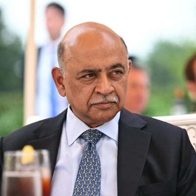 IBM CEO Arvind Krishna at event in 2026 as IBM stock crashes 25 percent on worst day in company history