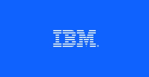 IBM logo representing the company whose stock fell 25% after Q2 earnings warning on July 14 2026