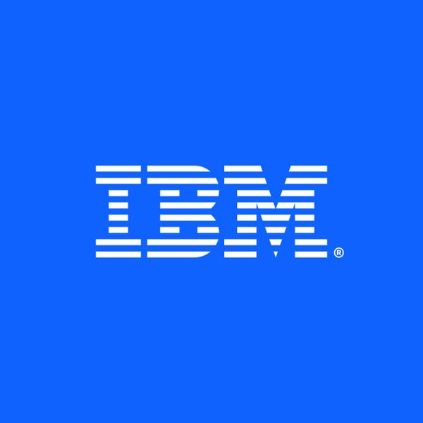 IBM logo representing the company whose stock fell 25% after Q2 earnings warning on July 14 2026