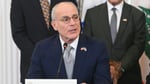 Israeli Ambassador Yechiel Leiter speaks at the Lebanon ceasefire framework discussions at the US State Department in Washington