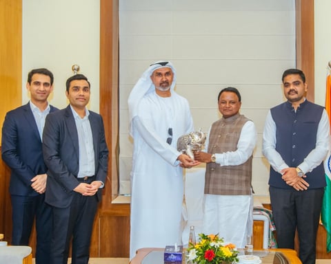 IHC and Adani Group officials sign $11.5 billion aluminium deal in Odisha India July 2026