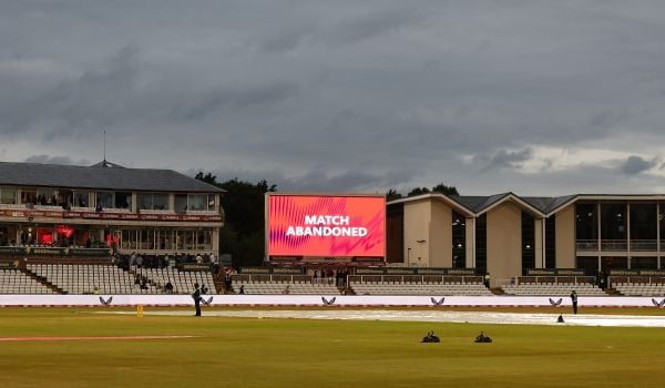 India vs England first T20I match at Chester-le-Street abandoned due to rain July 2026