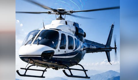 PinS satellite-guided helicopter landing procedure approved by DGCA India at Undavalli Heliport Andhra Pradesh