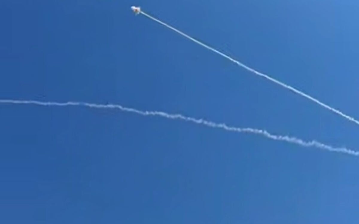 IDF Iron Dome fires interceptors over Eilat as Iranian missiles target Jordan's Aqaba resort city