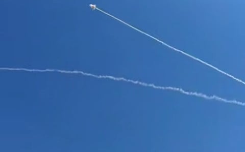 IDF Iron Dome fires interceptors over Eilat as Iranian missiles target Jordan's Aqaba resort city