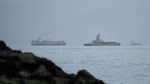 Iranian naval forces in the Strait of Hormuz after Army Chief Sayyari declares no ships pass without permission