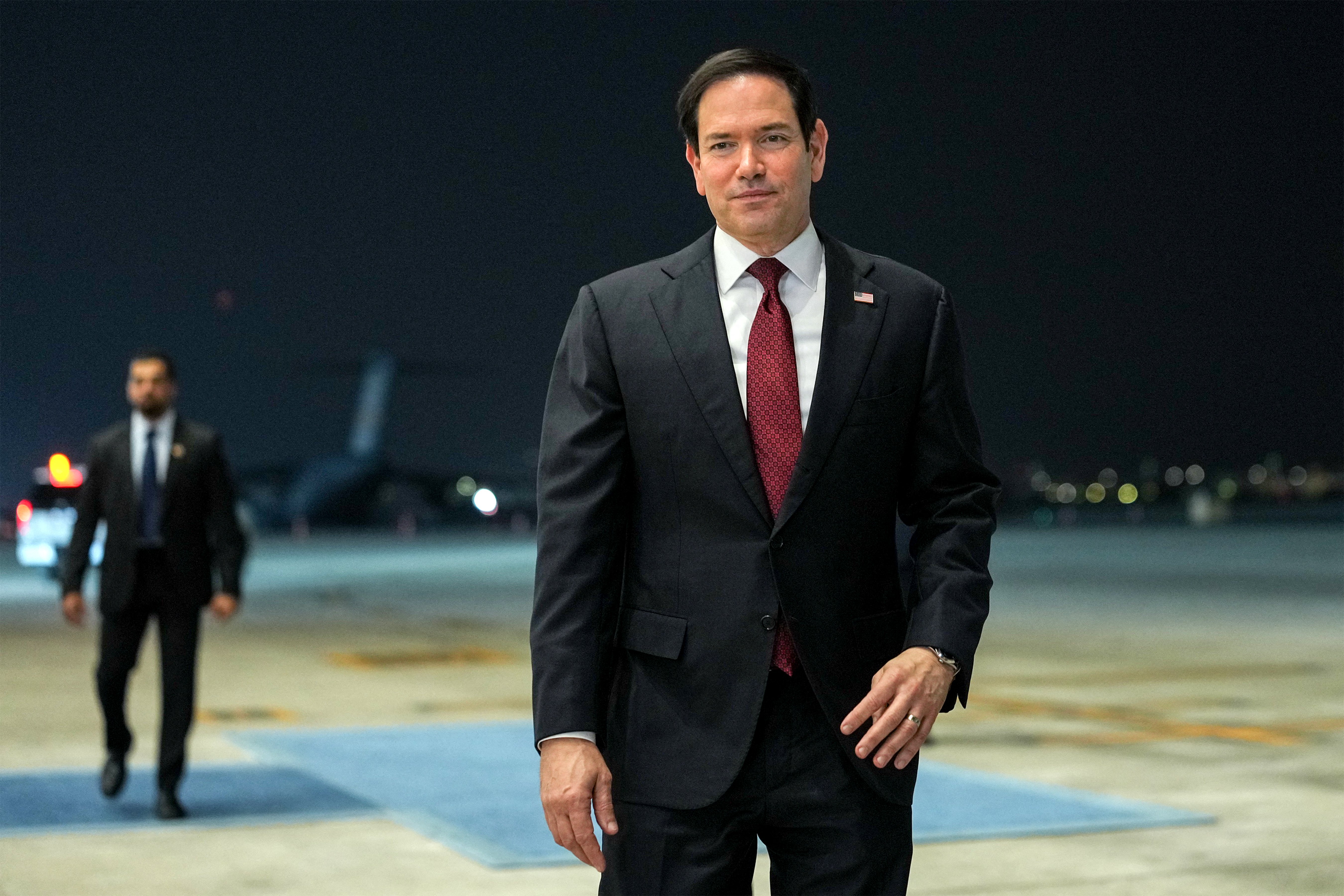 US Secretary of State Marco Rubio speaks about Iran service fees and Strait of Hormuz transit charges