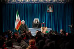 Iranians mourning for Supreme Leader Ali Khamenei at a Tehran shrine July 2026