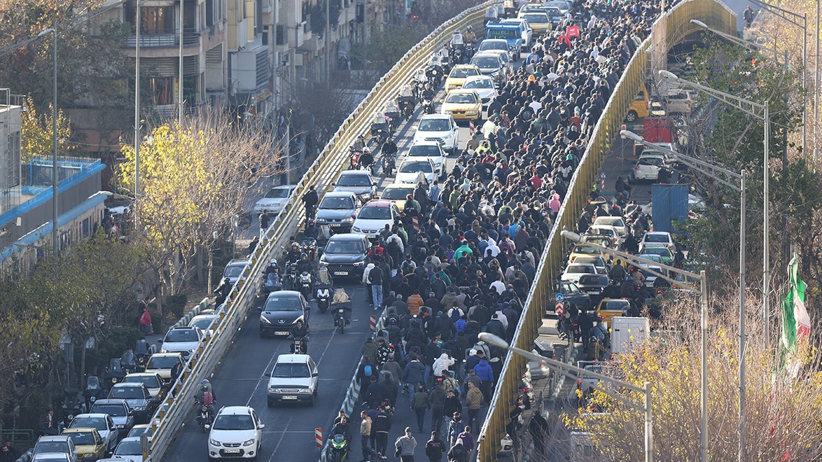 Protesters gather in Tehran amid record economic hardship and public anger against the Iranian government