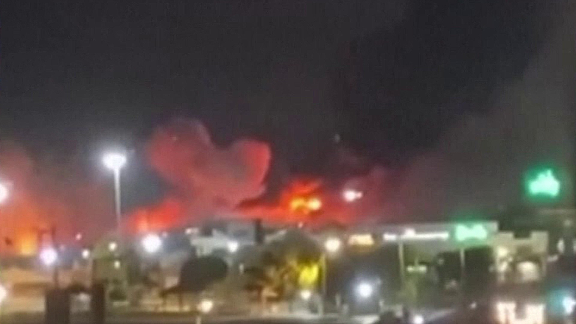 Explosions and military strikes targeting Iran in the Gulf region July 2026
