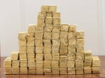 Iraqi authorities display 375 kilograms of seized gold linked to former Deputy Oil Minister Adnan Al-Jumaili