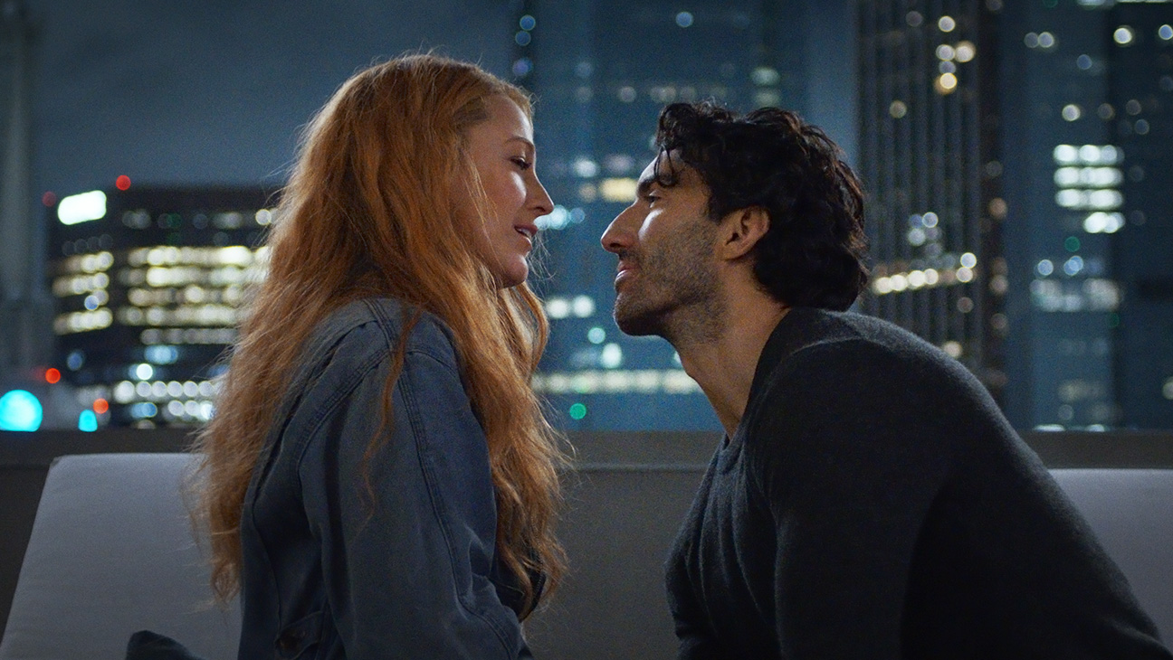 Blake Lively and Justin Baldoni in a publicity still from the Sony Pictures film It Ends With Us