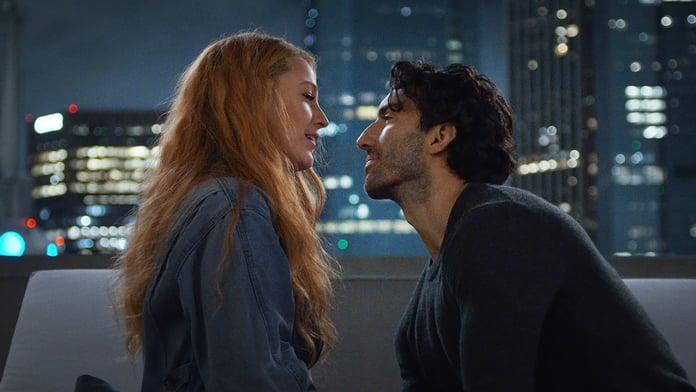 Blake Lively and Justin Baldoni in a publicity still from the Sony Pictures film It Ends With Us