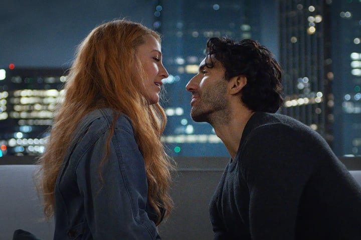 Blake Lively and Justin Baldoni in a publicity still from the Sony Pictures film It Ends With Us