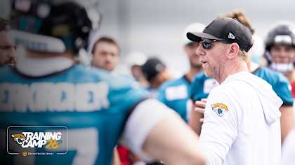 Jacksonville Jaguars players at Day 2 of training camp 2026 in Jacksonville Florida