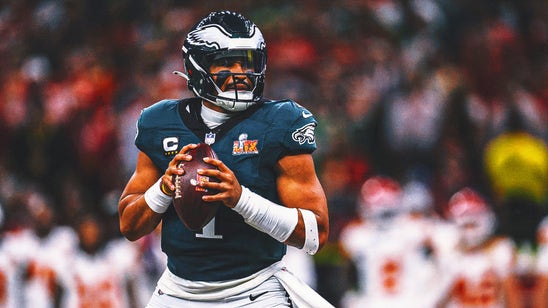 Jalen Hurts participating in Philadelphia Eagles 2026 training camp