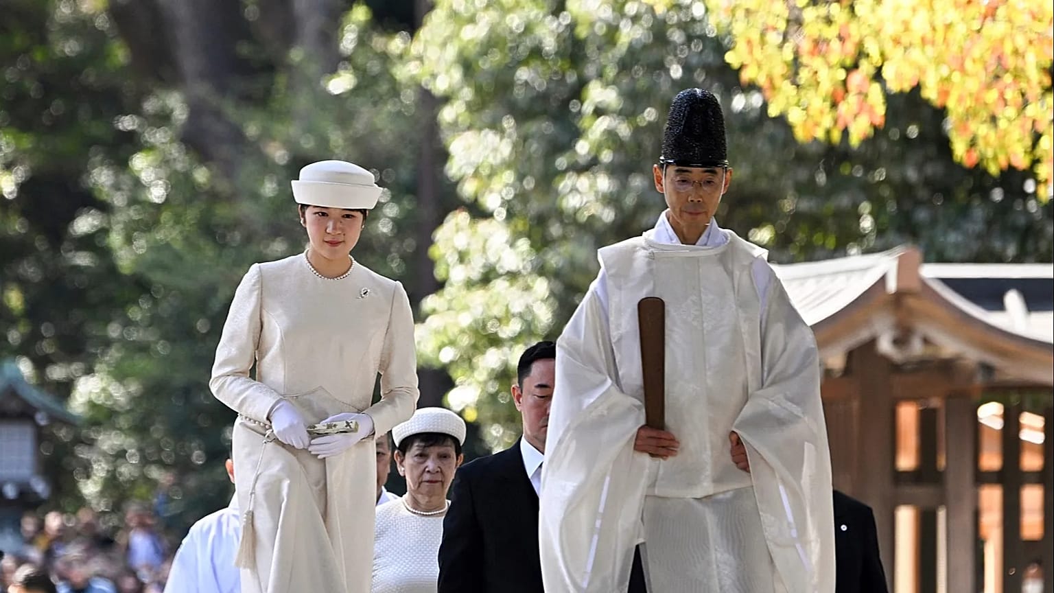 Japan's Princess Aiko, daughter of Emperor Naruhito, at an official ceremony as Japan's parliament revises the Imperial House Law