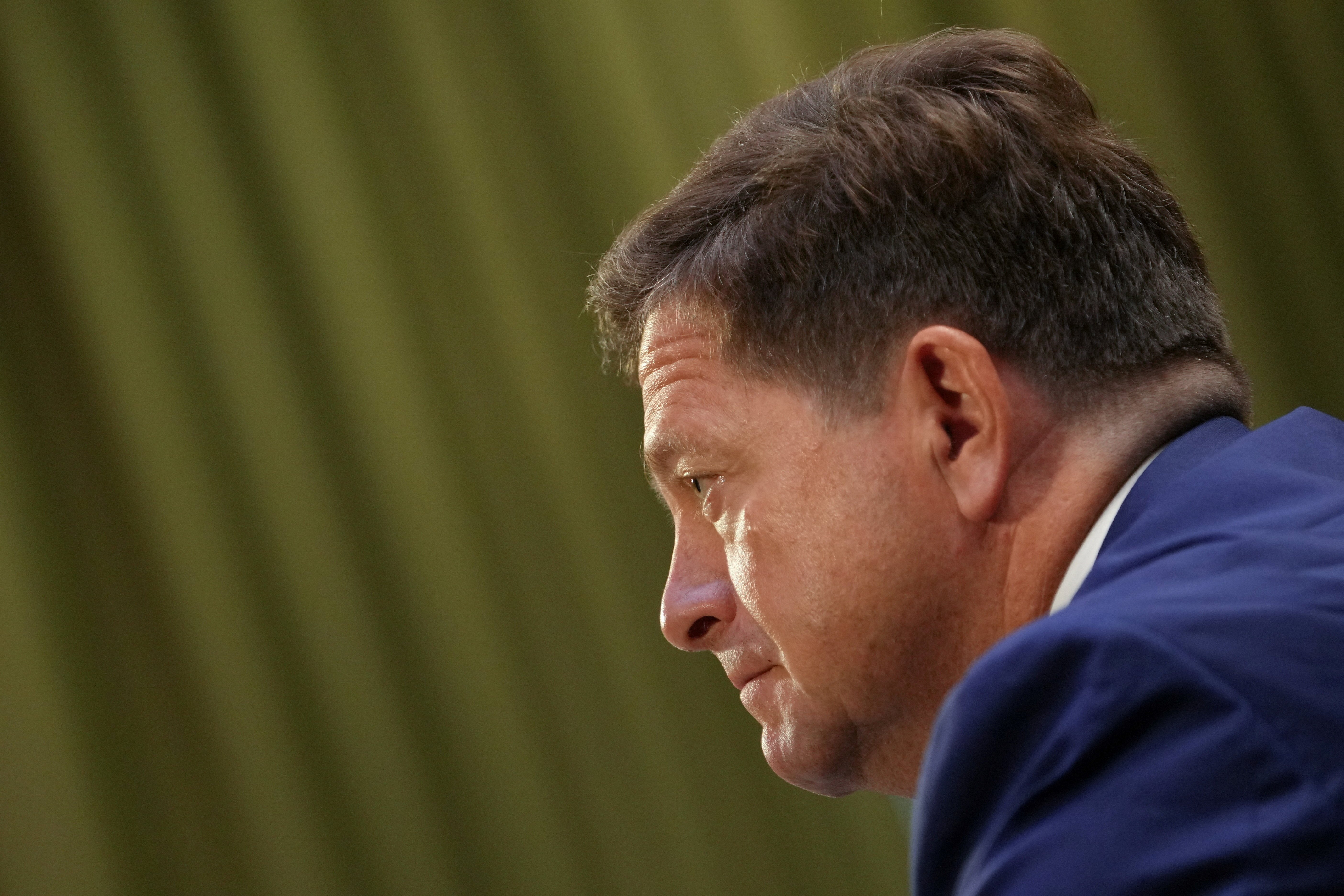 Jay Clayton testifying before Senate Intelligence Committee confirmation hearing DNI July 2026