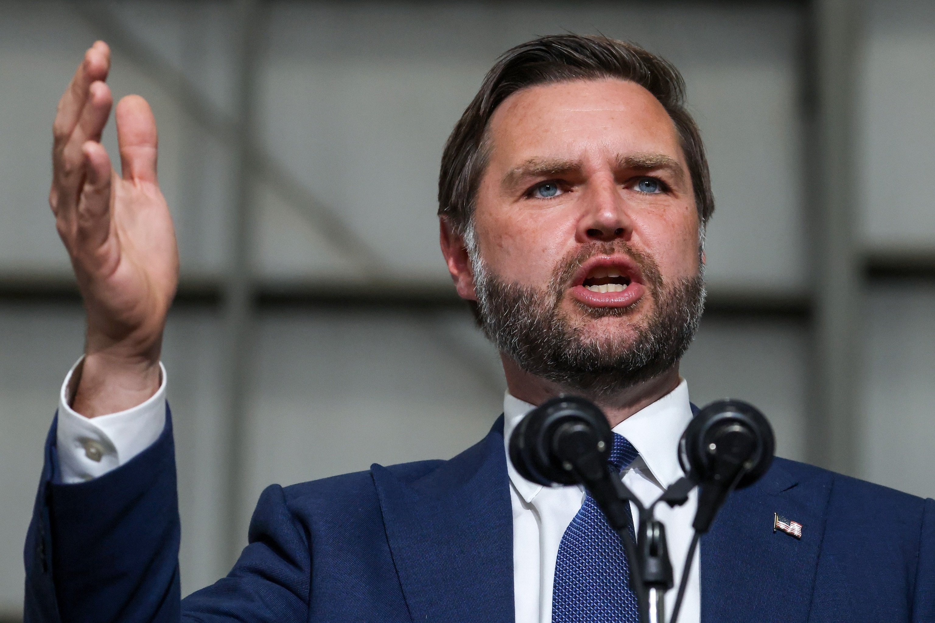 Vice President JD Vance discussing Iran diplomacy and the Strait of Hormuz July 2026