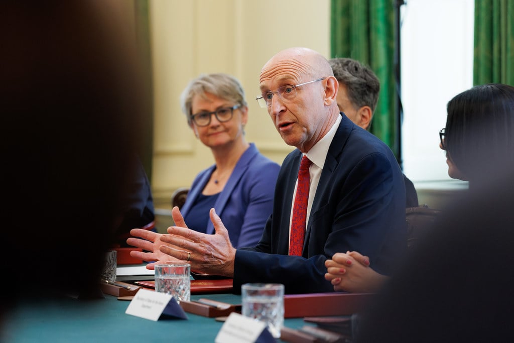 UK Chancellor John Healey Whitehall defence spending announcement