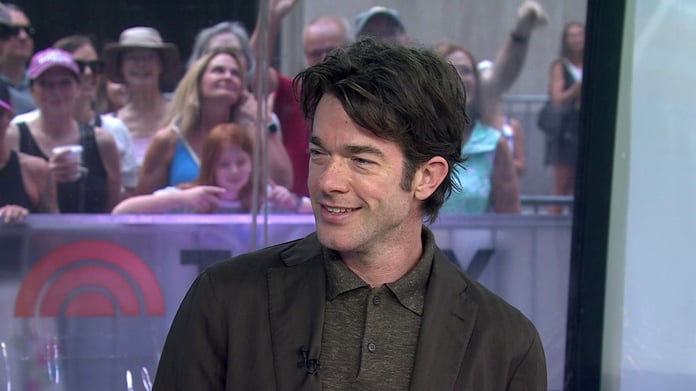Comedian John Mulaney during a Today Show appearance July 2026 discussing nine NYC shows